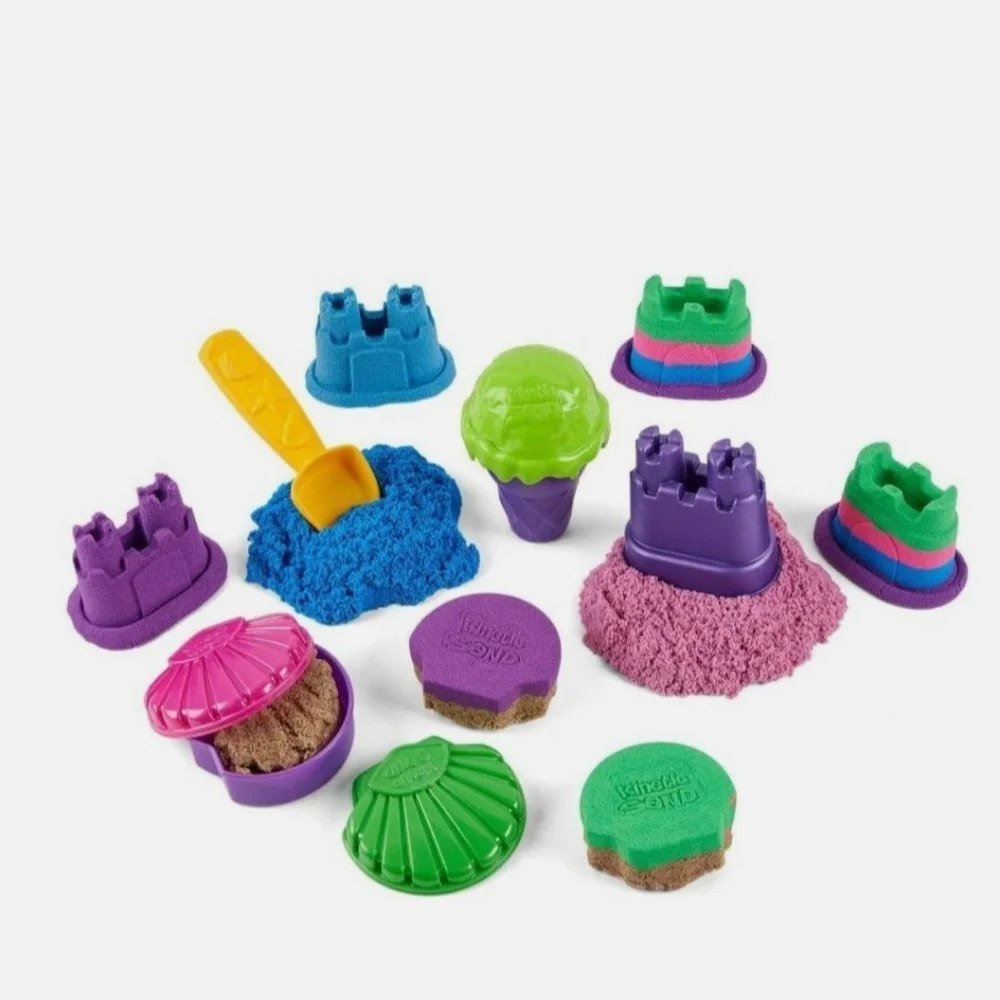 New!Kinetic Sand 10-Container 5 Types Of Sand Multipack Fine Motor Skills Y2K